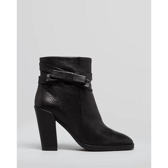 KATE SPADE New York Booties Mannie High-Heel Boots Black Size 7.5 Autumn Winter - Picture 1 of 11
